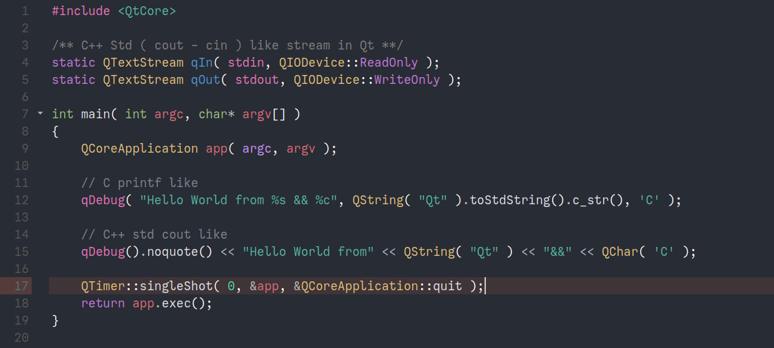 OneDark Pro QtCreator Syntax color Theme